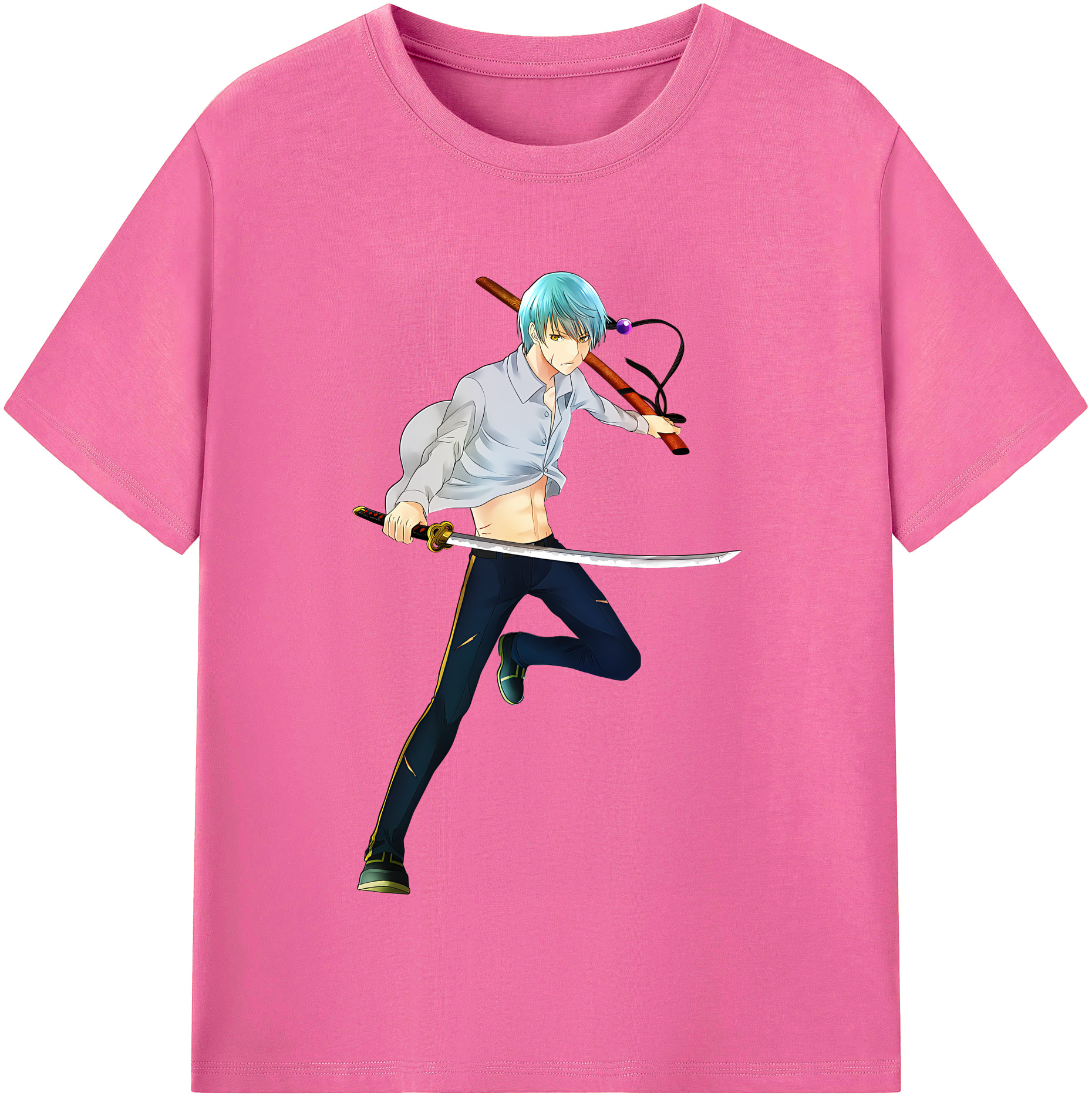 （画像用） 刀剣乱舞 Touken Ranbu レディースカジュアルプリントTシャツ（綿100％）